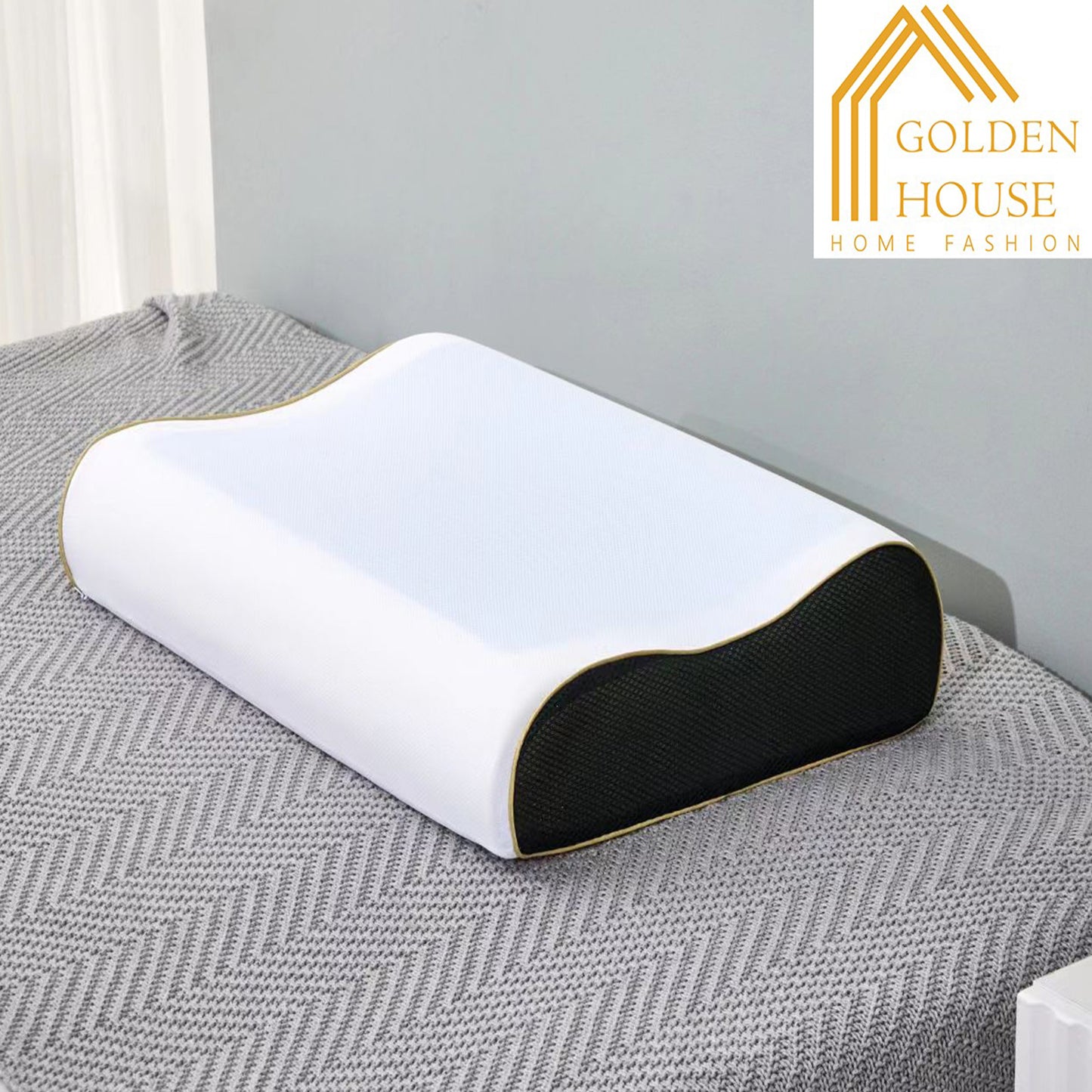 Memory Foam Pillow | Golden Bride | Neck & Shoulder Support