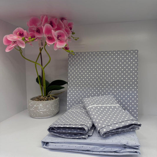 Bed Set | 100% Cotton | Double Size | 4 Pieces | Soft & Breathable