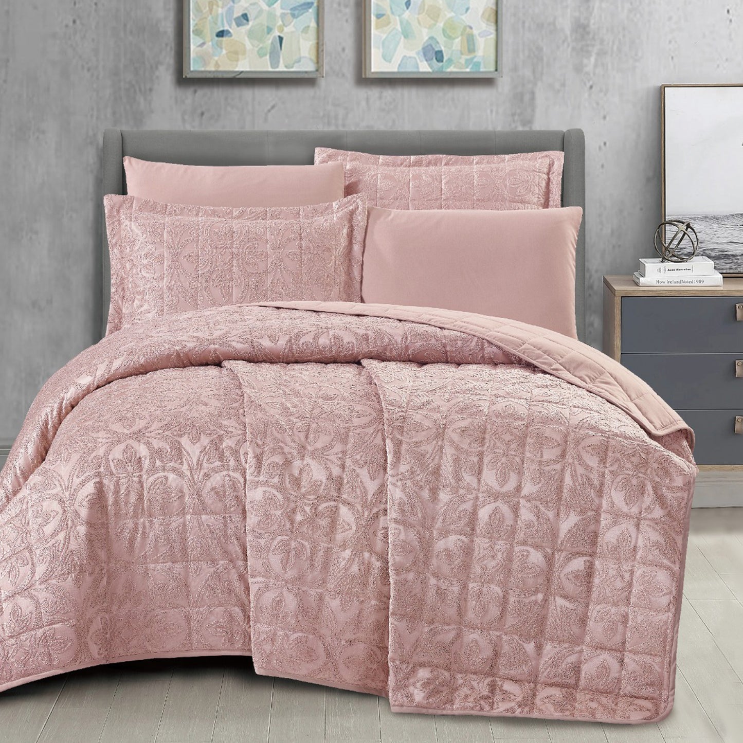 Bedspread | Cotton 100% | Bridal | King size 2 pieces