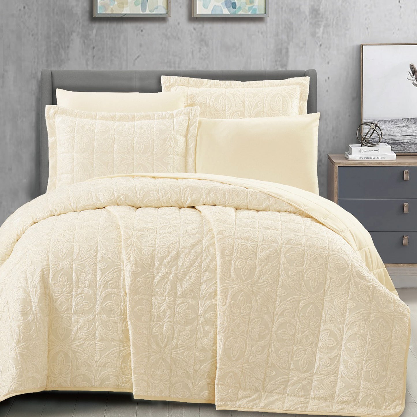 Bedspread | Cotton 100% | Bridal | King size 2 pieces