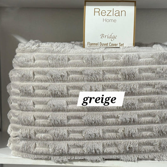 Winter Bed Set | Mohair Fabric | Soft & Warm | Available in 2 Sizes | Single Half 3 Pieces | Double 4 Pieces