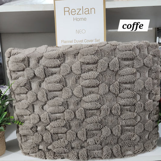 Winter Bed Set | Mohair Fabric | Soft & Warm | Available in 2 Sizes | Single Half 3 Pieces | Double 4 Pieces