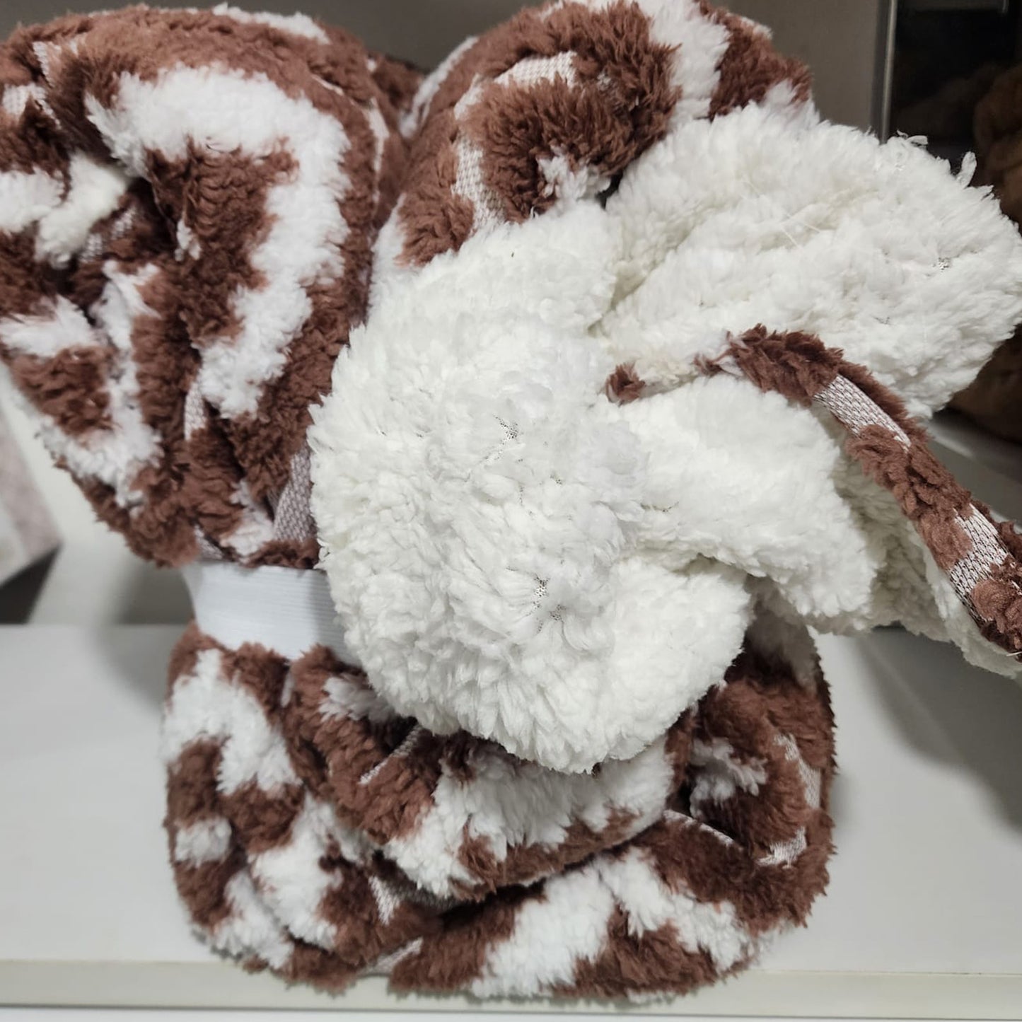 Rabbit Fur Throw Blanket | Ultra Soft & Warm | Available in Single size