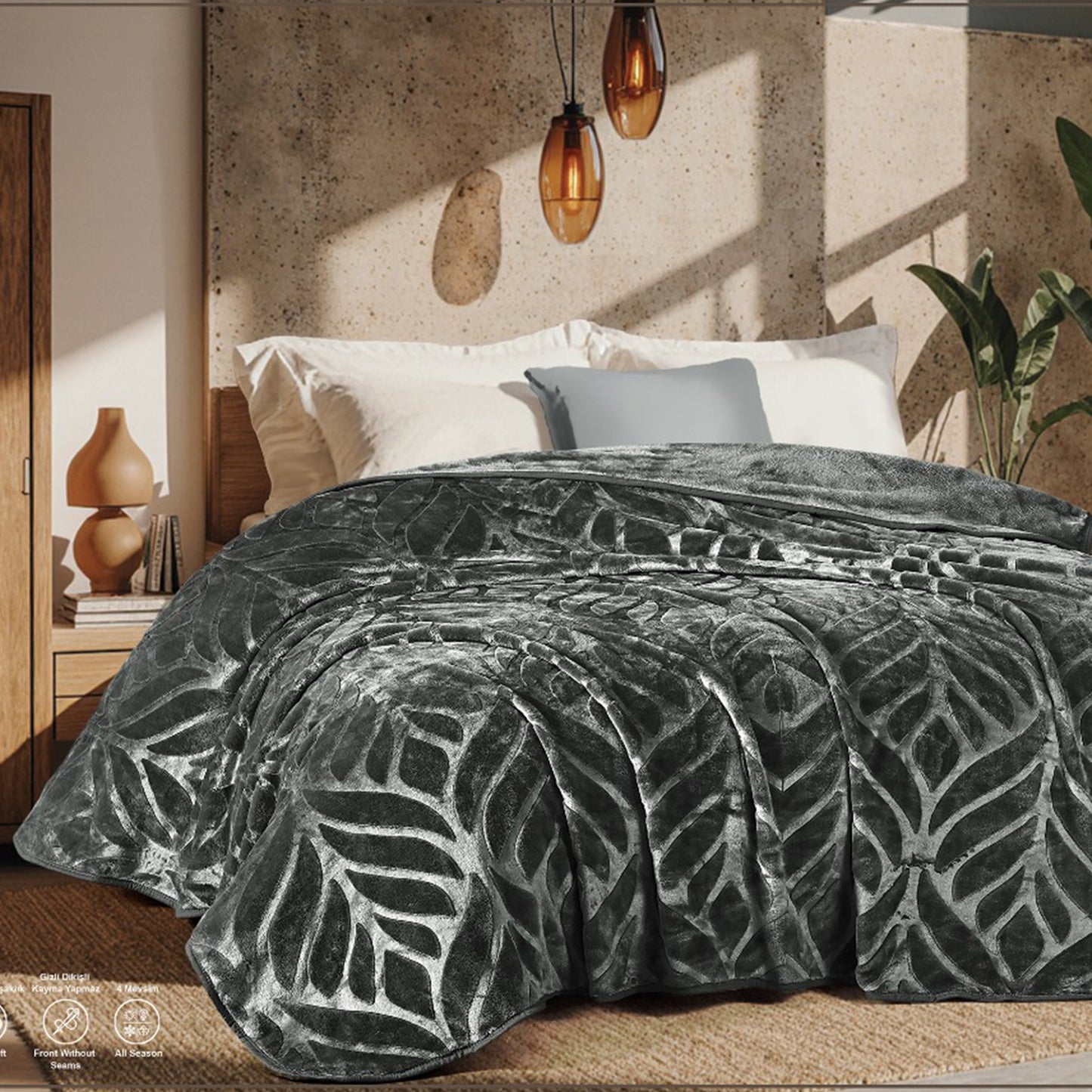 Mohair Blanket | High Quality | 180×220 cm | Soft & Warm
