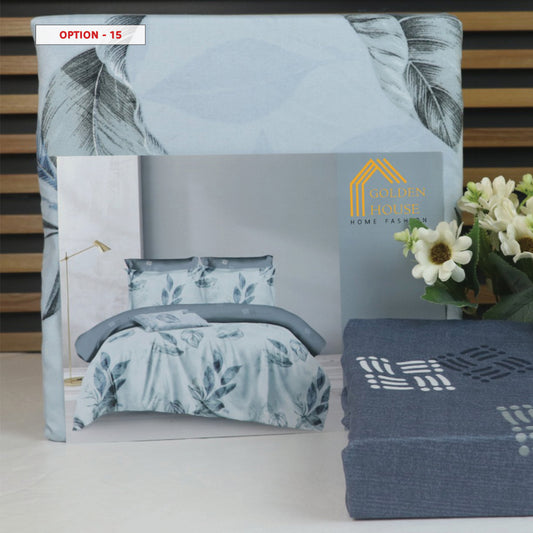 طقم ملاحف مايكرو فايبر - Bed Set Patterned available in 2 sizes Double Size and single half size Microfiber 56 options