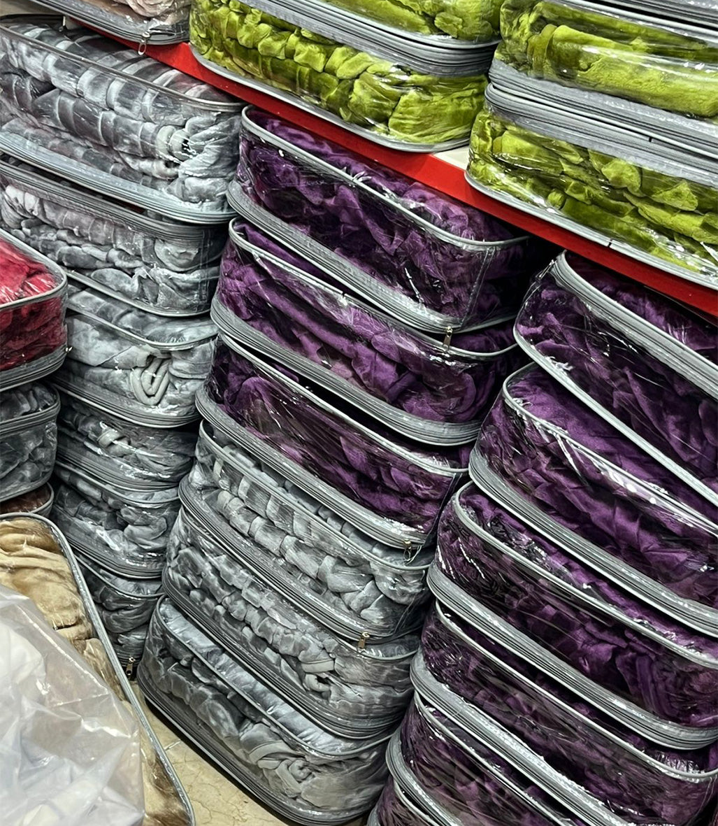 Embossed Winter Mohair Blanket – Single & Half Size (1 Piece)