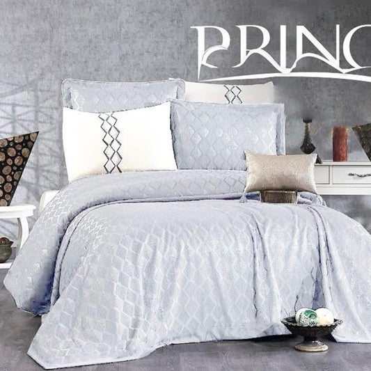 Bridal bed set collection pique 100% Cotton Jacquard King size 6Pcs
