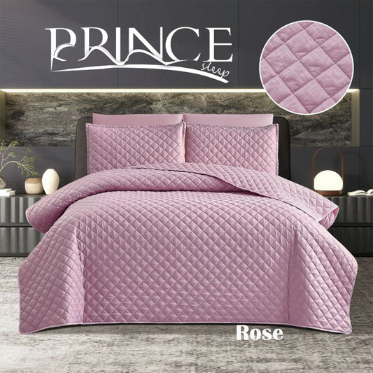 Bedspread | Microfiber | Available in 2 Sizes | Single Half 2 Pieces | King Size 3 Pieces