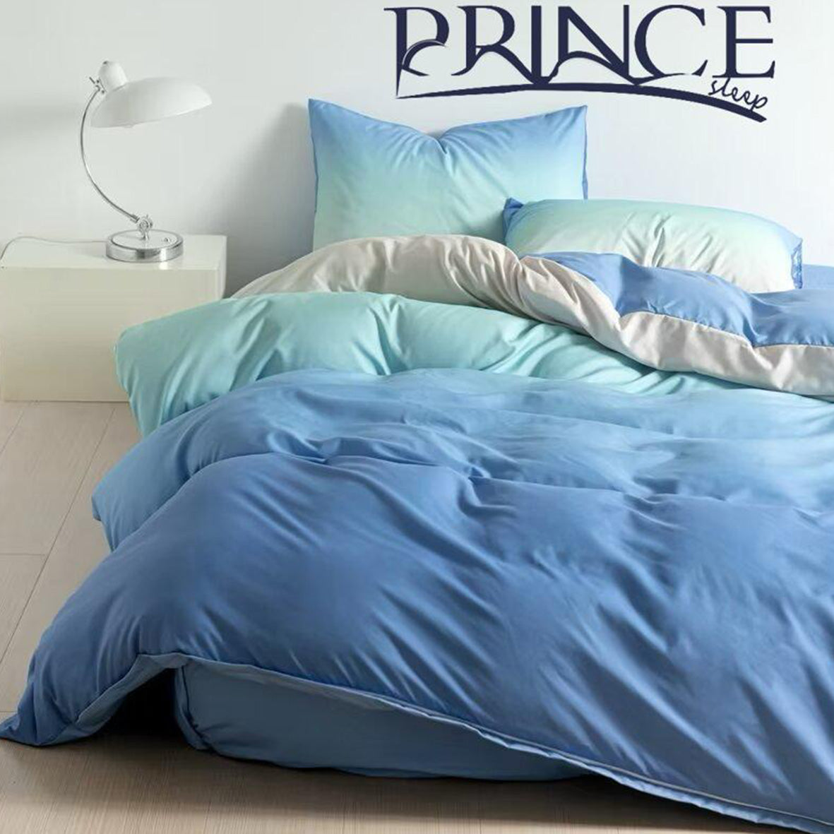 Bed set Microfiber Available in 2 Sizes Single half 3 pieces & Double size 4 pieces