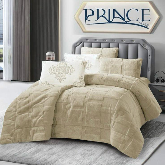 Winter Coverlet Fox Mohair Fur Coverlet – King Size (3 Pieces) & Single Half Size (2 Pieces)