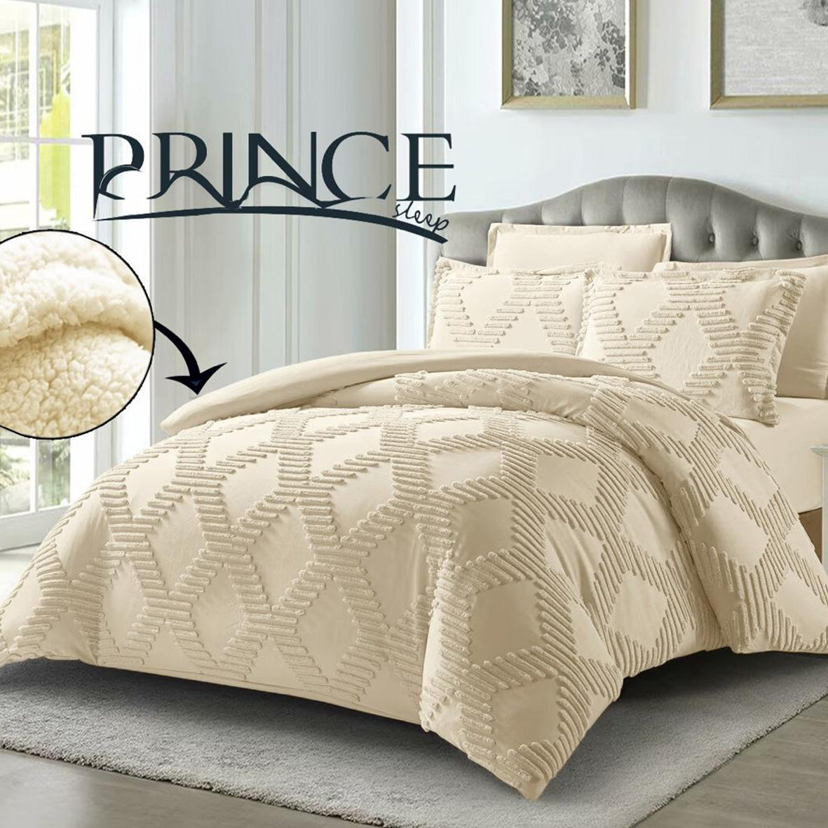 Bed set Microfiber Available in Sizes 3 sizes Single half 3Pcs, Double 4Pcs & king size 4Pcs