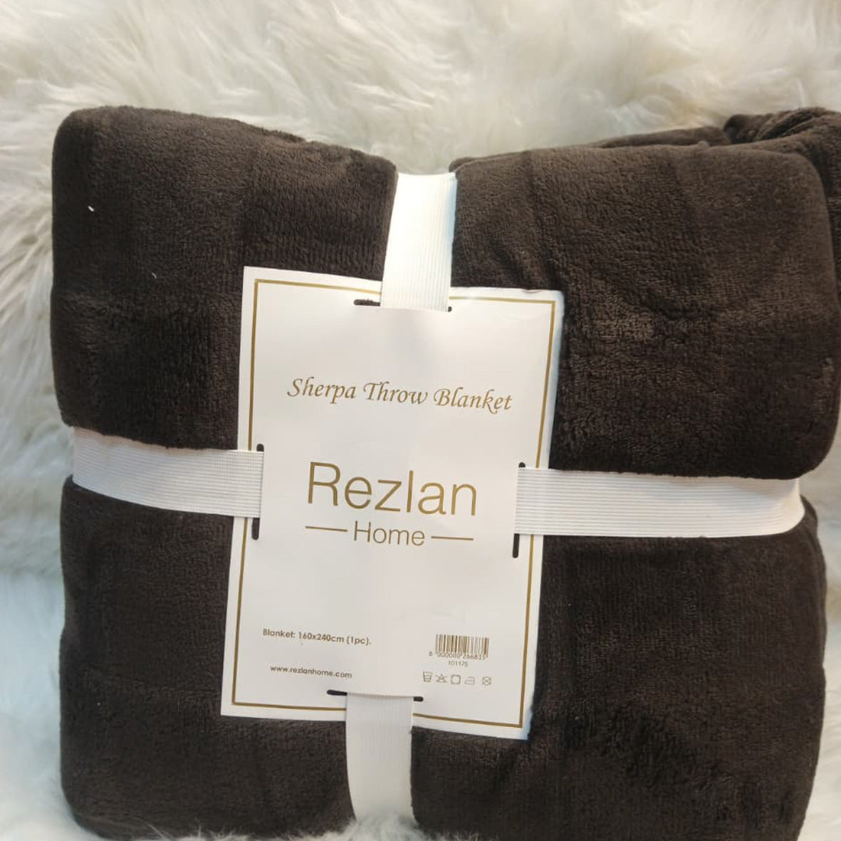 Sherpa Blanket Premium Fur-Lined Winter Blanket Available in Single Half & Double