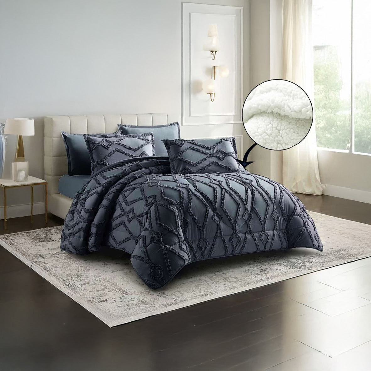 Coverlet Mohair Fur – King & Single Half | 6 Colors