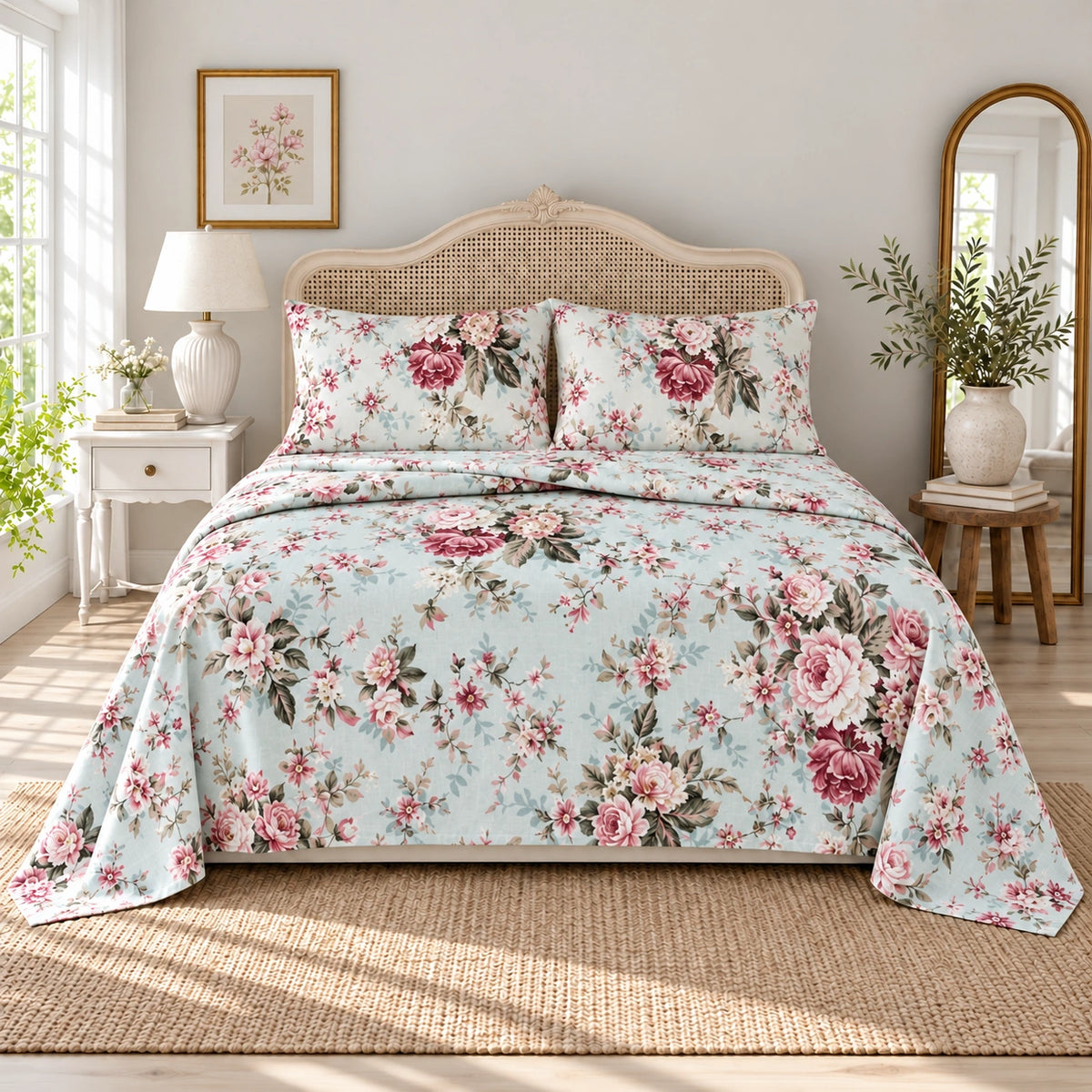 Bed Set Cotton 100% – Garden Roses