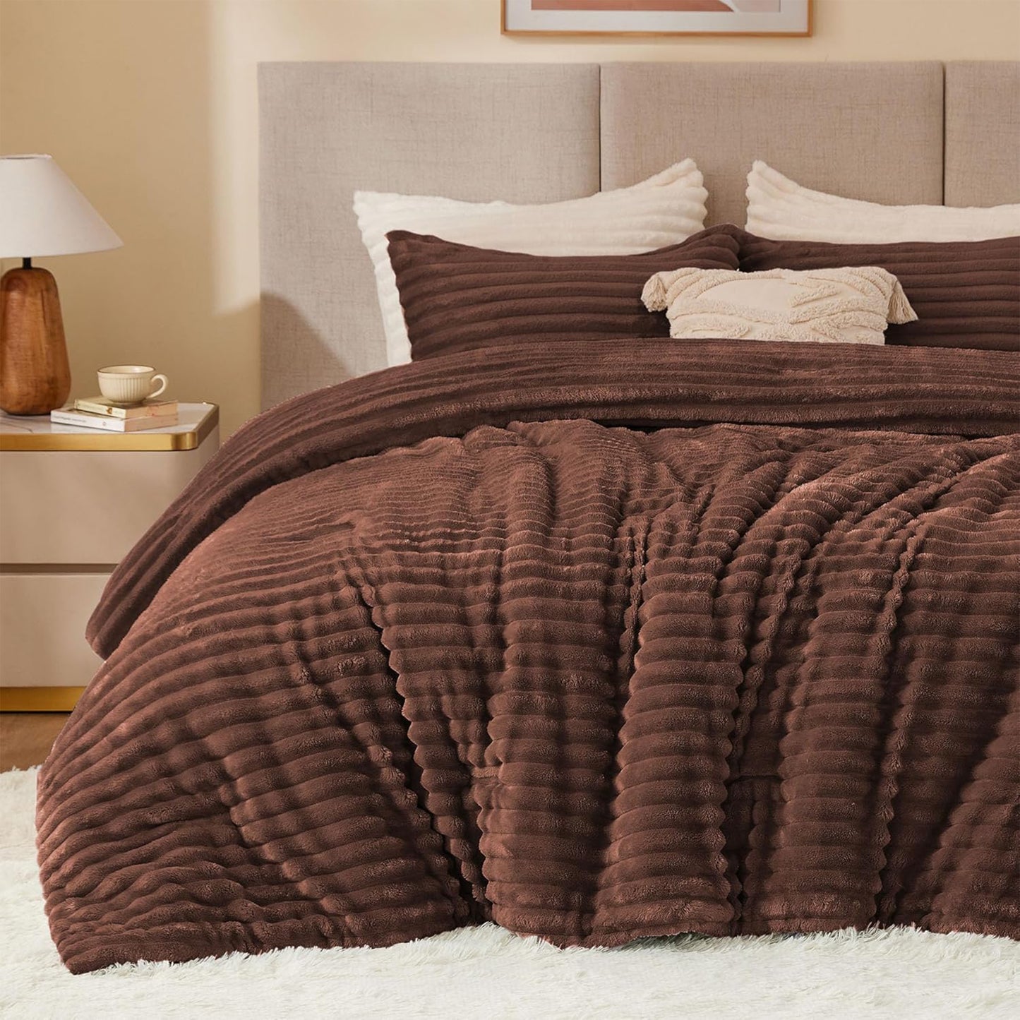 Winter Comforter Set | Mohair Embossed | Soft & Fluffy | Available in 2 Sizes