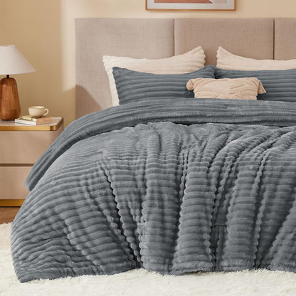 Winter Comforter Set | Mohair Embossed | Soft & Fluffy | Available in 2 Sizes