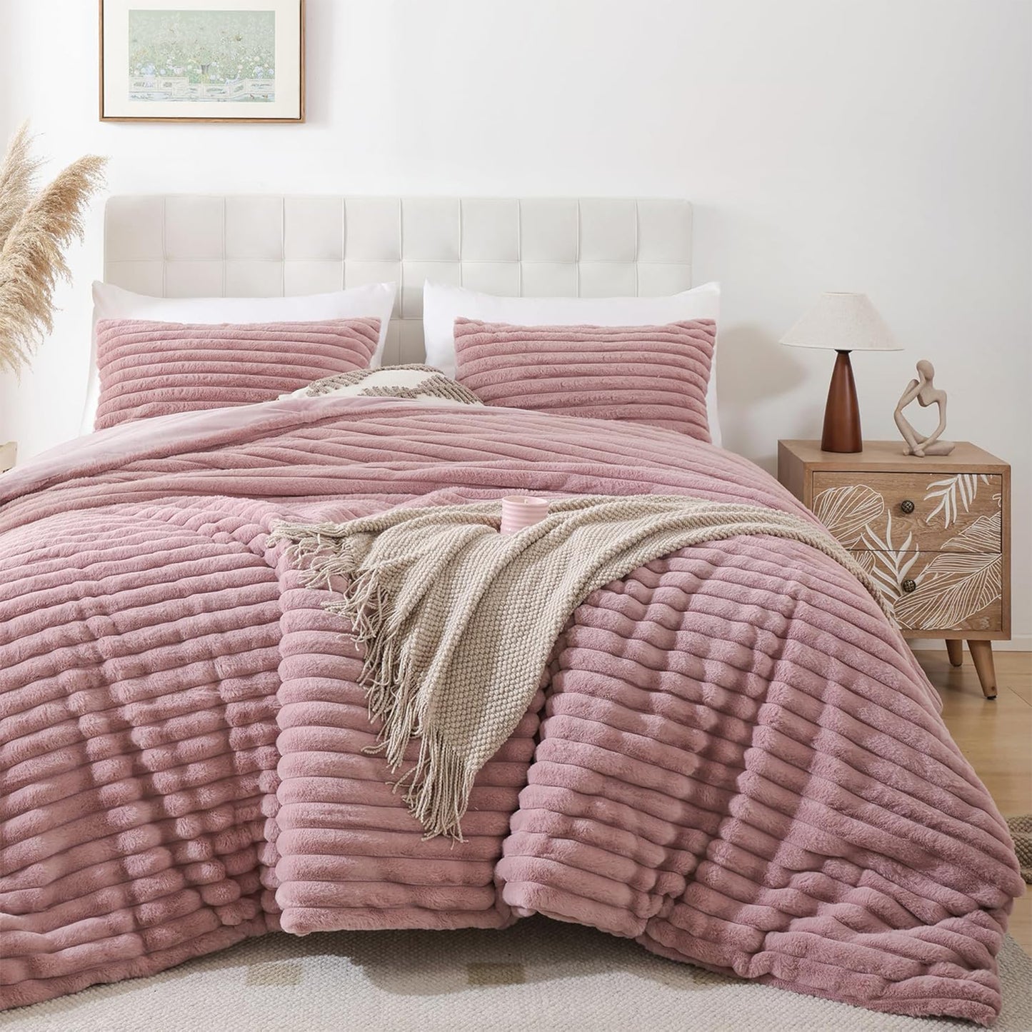 Winter Comforter Set | Mohair Embossed | Soft & Fluffy | Available in 2 Sizes
