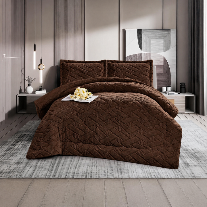 Coverlet Mohair Fur Available in King & Single Half | 11 Colors