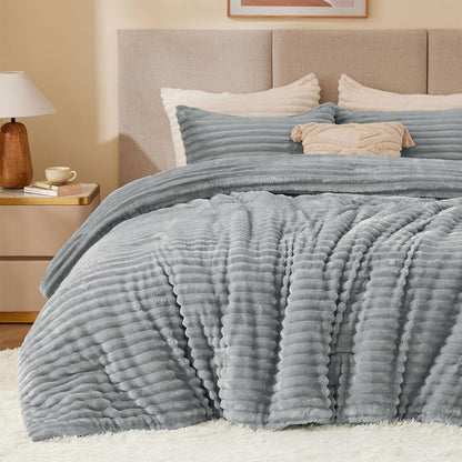 Winter Comforter Set | Mohair Embossed | Soft & Fluffy | Available in 2 Sizes