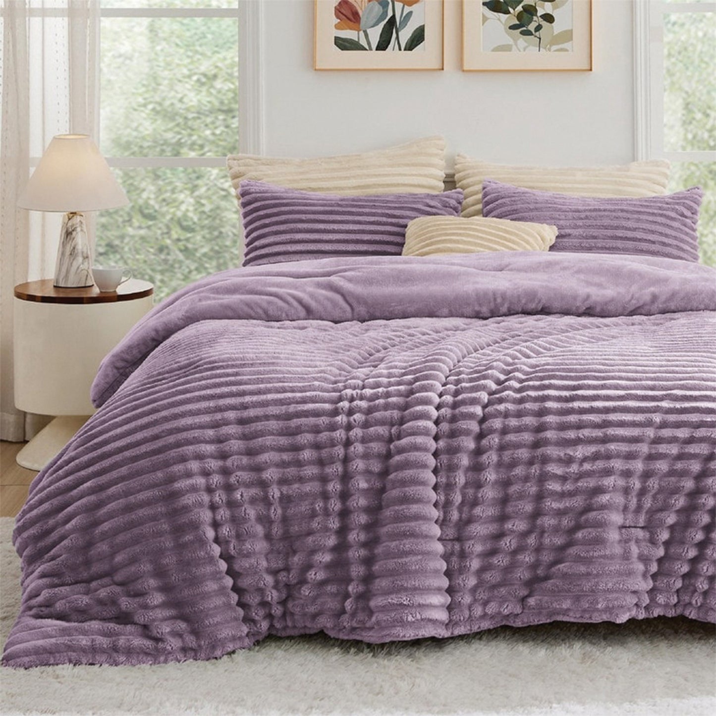 Winter Comforter Set | Mohair Embossed | Soft & Fluffy | Available in 2 Sizes
