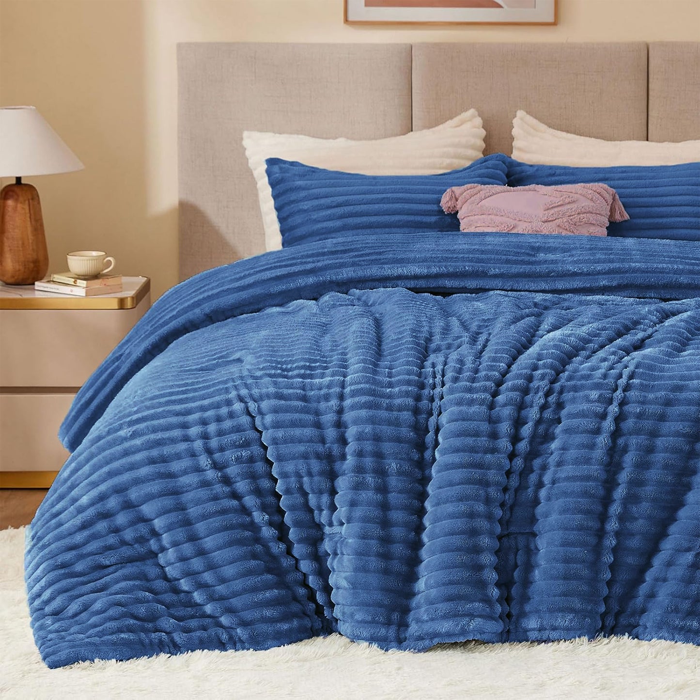 Winter Comforter Set | Mohair Embossed | Soft & Fluffy | Available in 2 Sizes