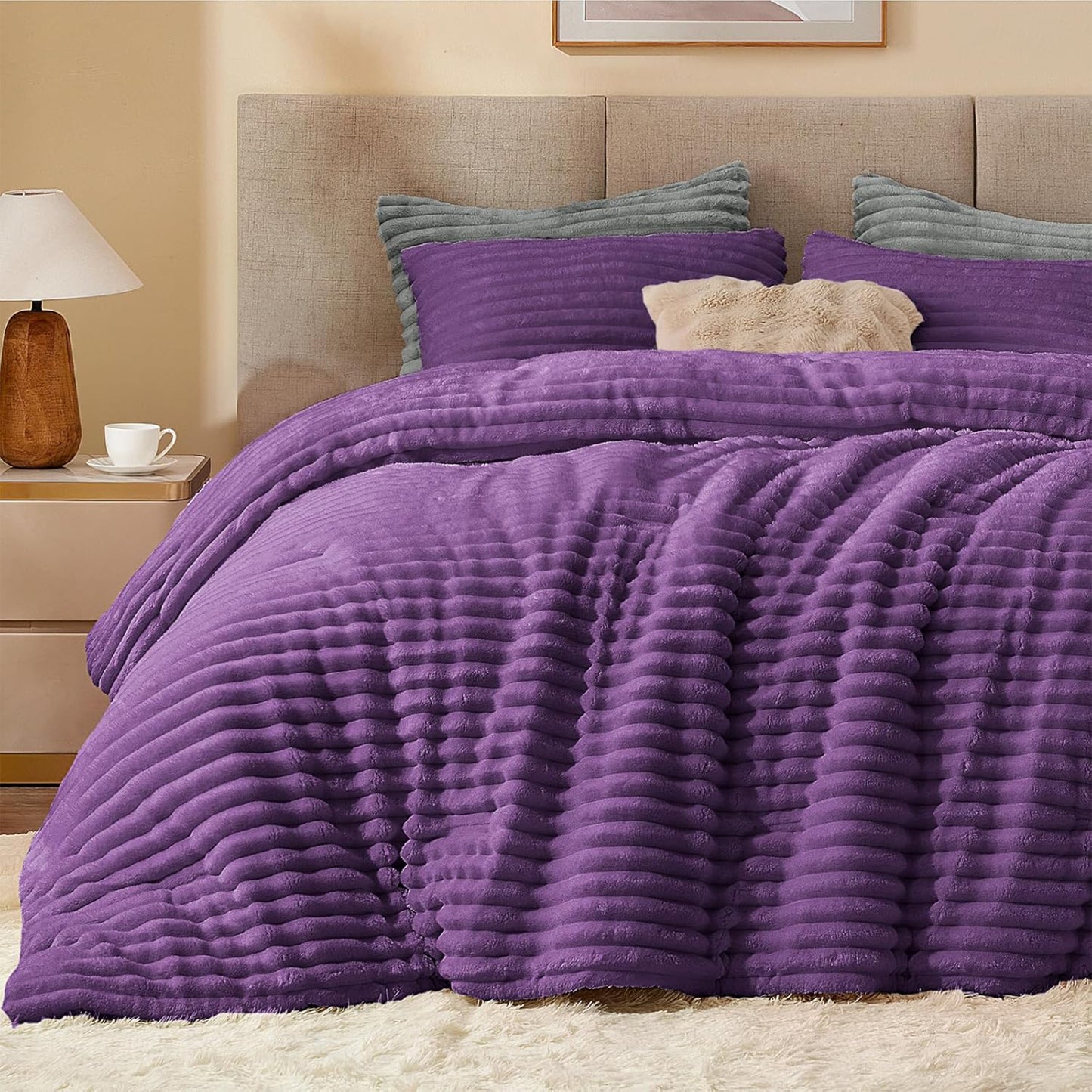 Winter Comforter Set | Mohair Embossed | Soft & Fluffy | Available in 2 Sizes
