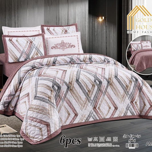 Bedspread | Microfiber | Available in 2 Sizes | Single half 4 pieces | King size 6 pieces