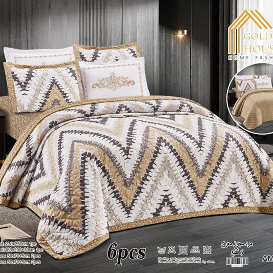 Bedspread | Microfiber | Available in 2 Sizes | Single half 4 pieces | King size 6 pieces
