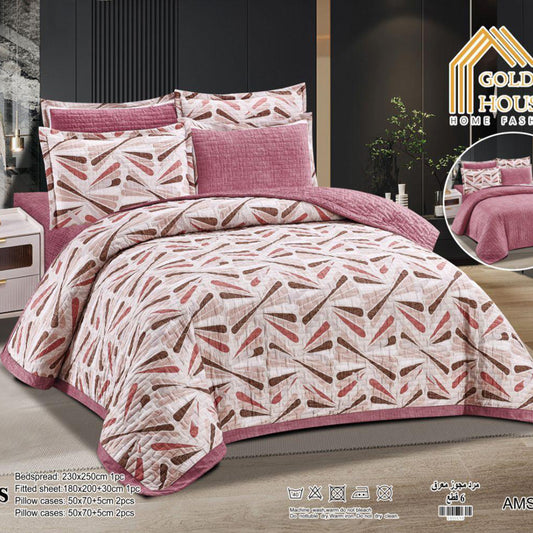 Bedspread | Microfiber | Available in Single half 4 pieces