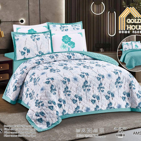 Bedspread | Microfiber | Available in Single half 4 pieces