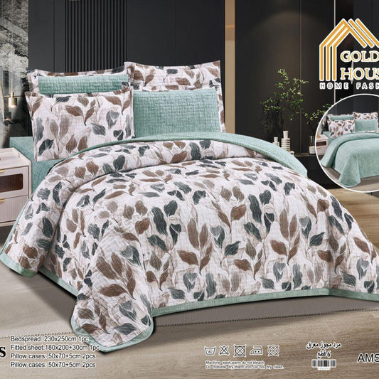 Bedspread | Microfiber | Available in Single half 4 pieces