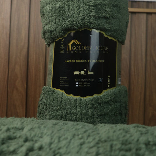 TV Blanket | Embossed Mohair | Solid Color | 240cm×160cm