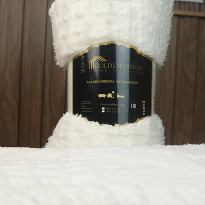 TV Blanket | Embossed Mohair | Solid Color | 240cm×160cm