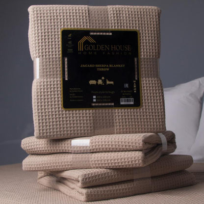 Piqué Bed Cover | Turkish Cotton 100% | Soft & Wash-Safe | Available in 2 Sizes