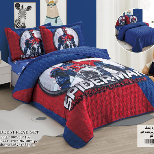 Bedspread | Microfiber | 4 Pieces | Single half 4 pieces