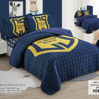 Bedspread | Microfiber | 4 Pieces | Single half 4 pieces