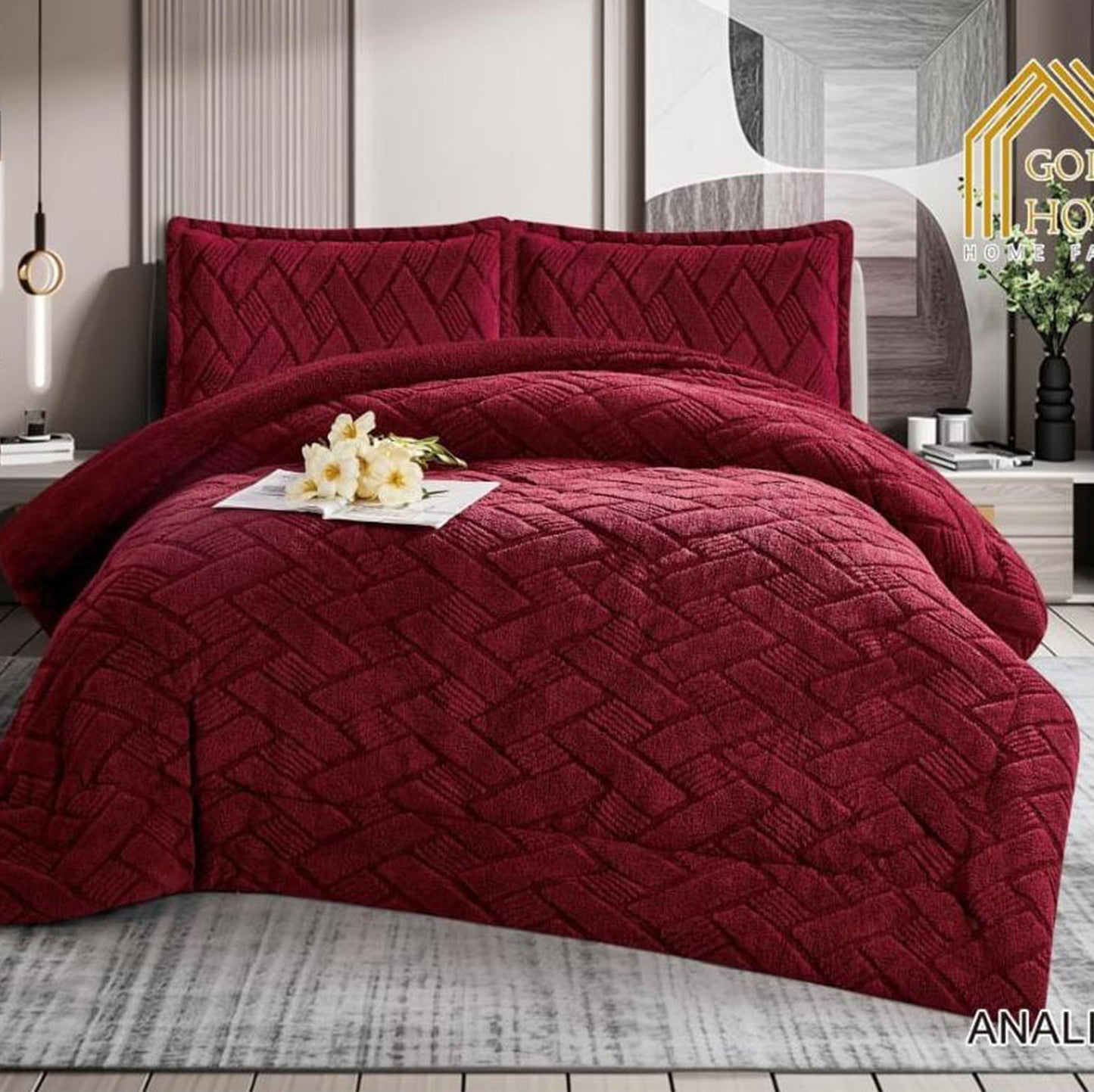 Winter Comforter Set | Mohair Embossed | Soft & Fluffy | Available in 2 Sizes