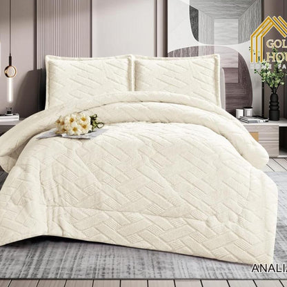 Winter Comforter Set | Mohair Embossed | Soft & Fluffy | Available in 2 Sizes