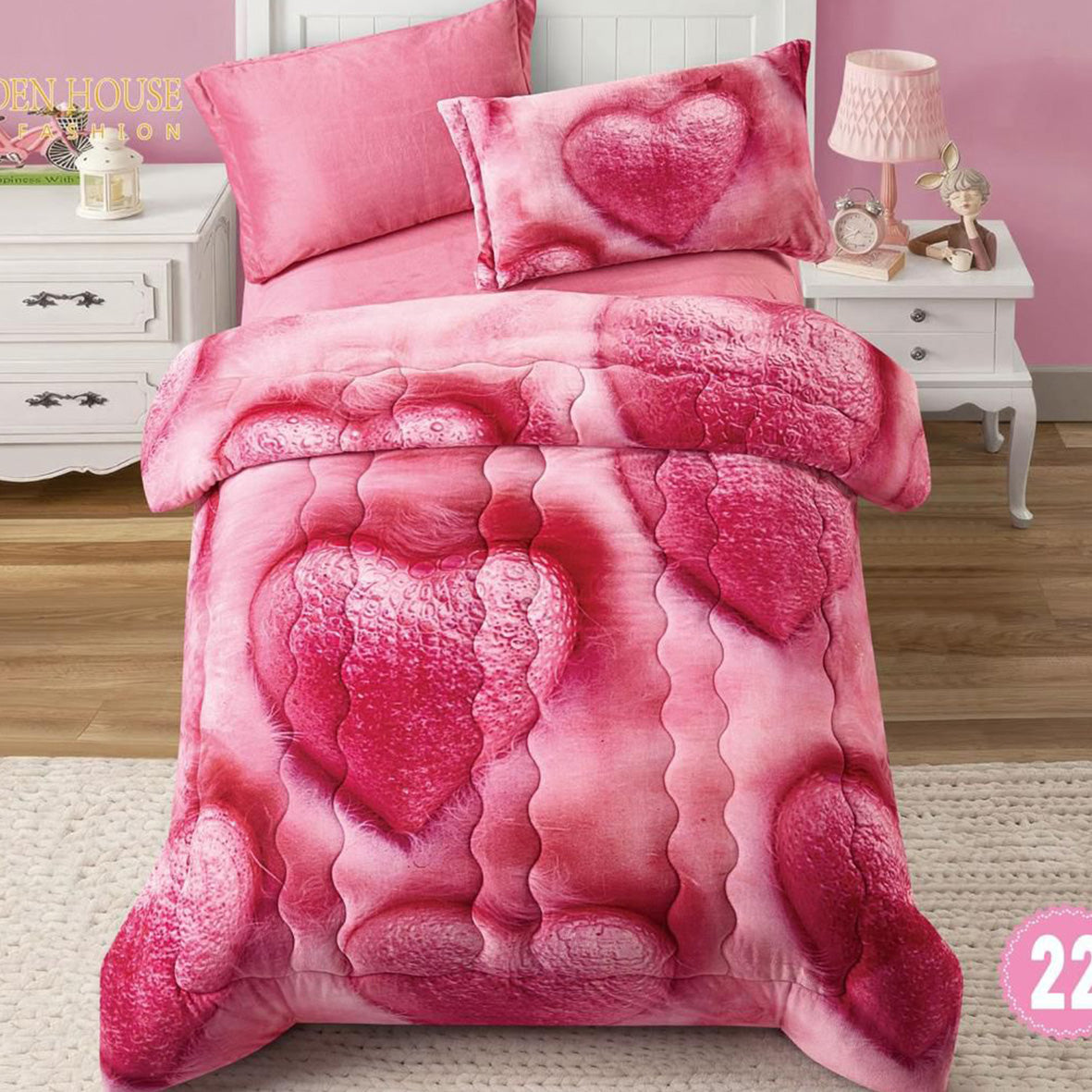 DISNEY Mohair Winter Coverlet – Single Half Size (4 Pieces)