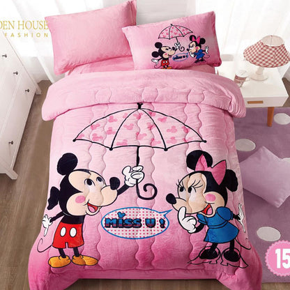 DISNEY Mohair Winter Coverlet – Single Half Size (4 Pieces)