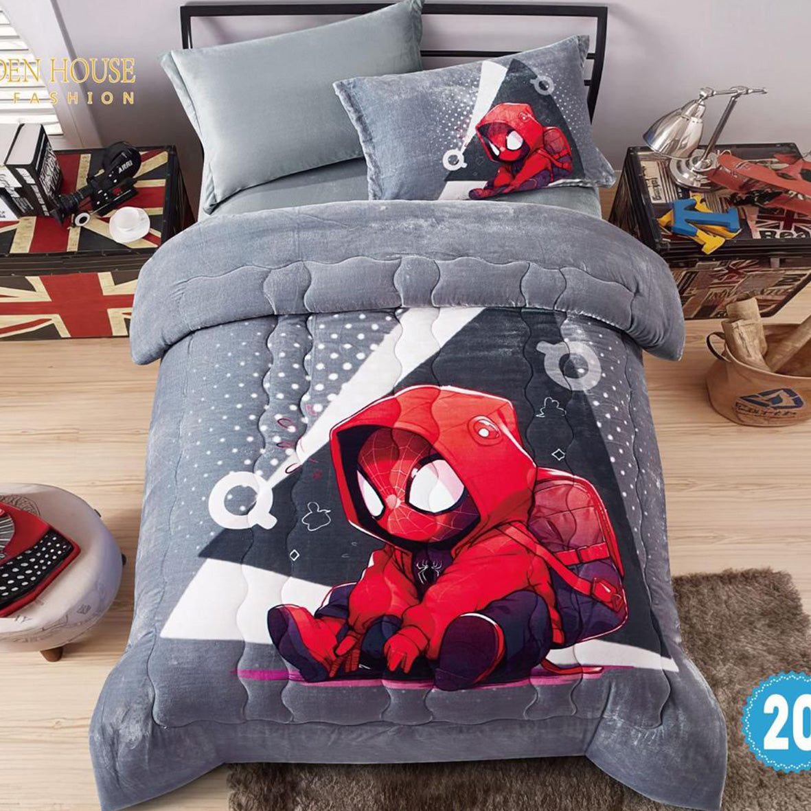 DISNEY Mohair Winter Coverlet – Single Half Size (4 Pieces)