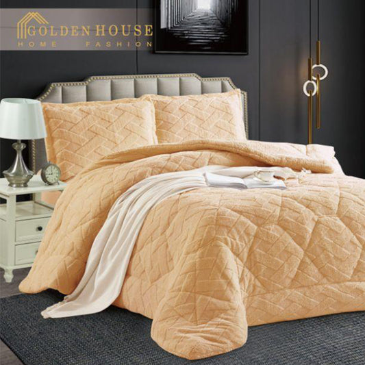 Winter Comforter Set | Mohair Embossed | Soft & Fluffy | Available in 2 Sizes