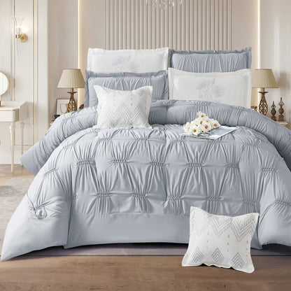 Bridal Comforter Set | Double Size | 8 Pieces | Digital Decor | Luxurious Bedding