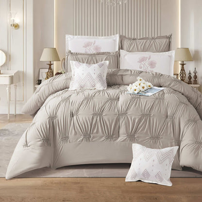 Bridal Comforter Set | Double Size | 8 Pieces | Digital Decor | Luxurious Bedding