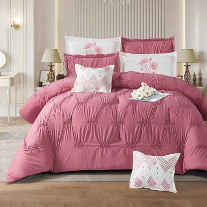Bridal Comforter Set | Double Size | 8 Pieces | Digital Decor | Luxurious Bedding