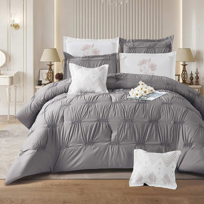 Bridal Comforter Set | Double Size | 8 Pieces | Digital Decor | Luxurious Bedding