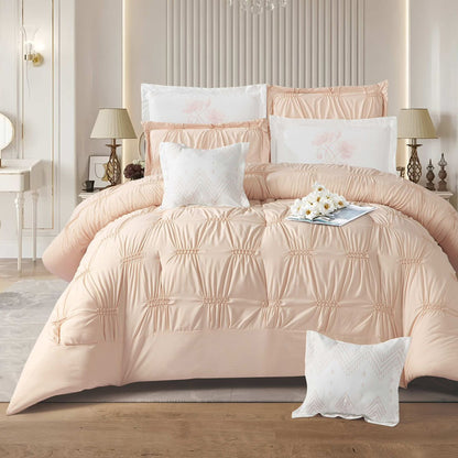 Bridal Comforter Set | Double Size | 8 Pieces | Digital Decor | Luxurious Bedding