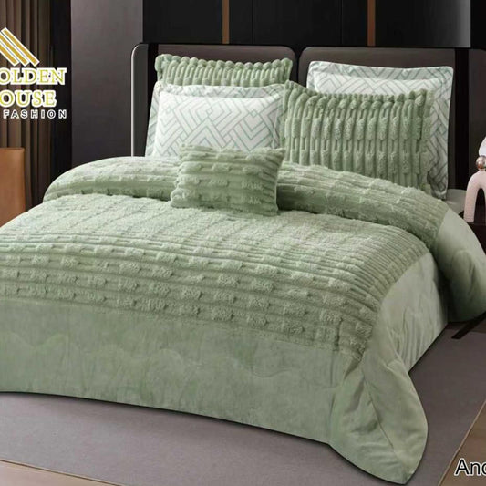 RABBIT Mohair Winter Coverlet – King Size (7 Pieces)