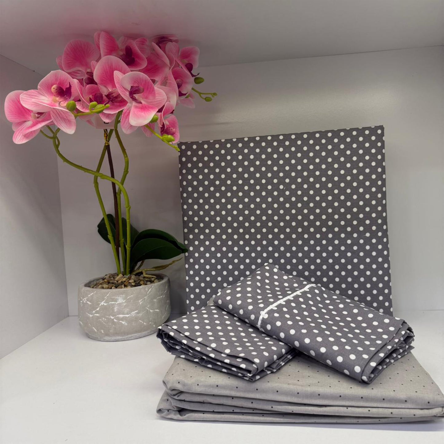 Bed Set | 100% Cotton | Double Size | 4 Pieces | Soft & Breathable