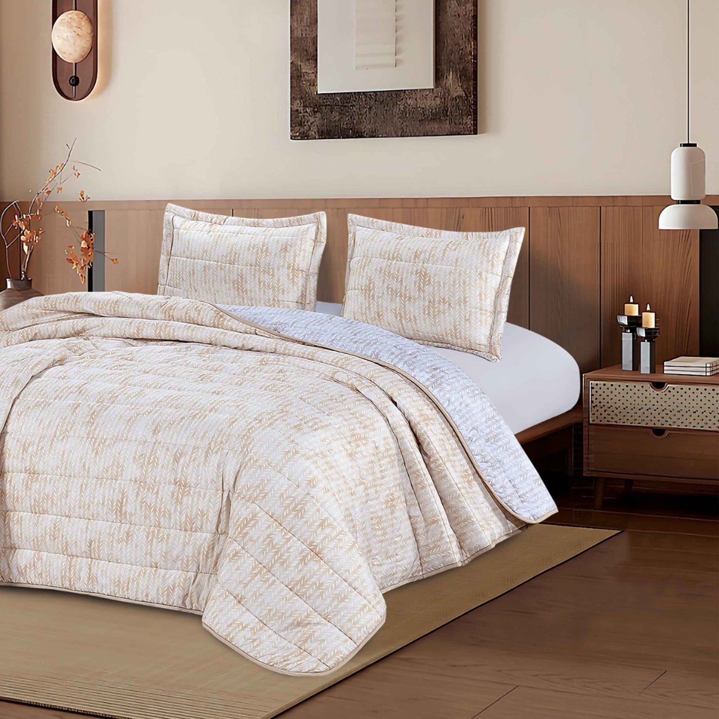 Bedspread | Cotton 100% | Available in 2 Sizes | Single half 2 pieces | King size 3 pieces